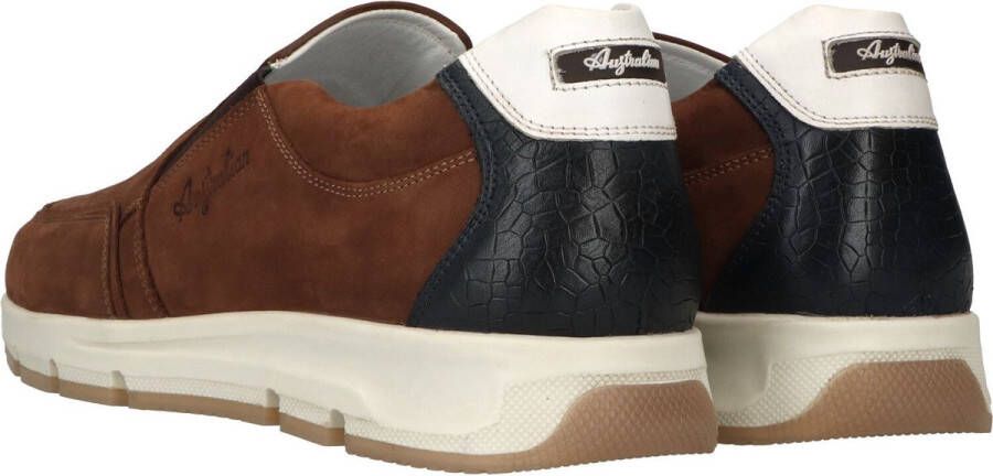 Australian Heren Instappers & Mocassins Eagle Cognac - Foto 5