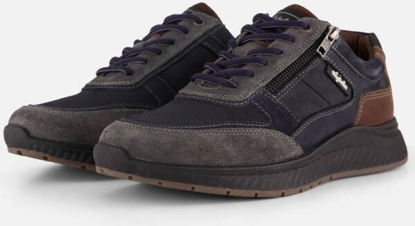 Australian Sneakers Maurizio Blue Leather Blauw
