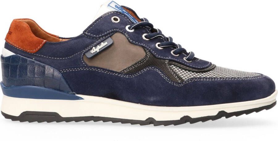 Australian Sneaker Mazoni 15.1516.03 Blauw Combi Suède 10½