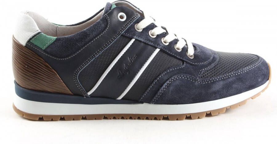 Australian Footwear Australian Navarone Lage sneakers Leren Sneaker Heren Blauw