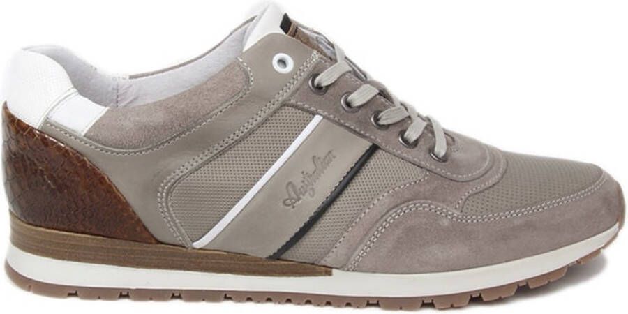 Australian Bruin Tinten Navarone Lage sneakers Leren Sneaker Heren Taupe - Foto 3