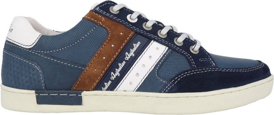 Australian Nothingham heren sneaker blauw
