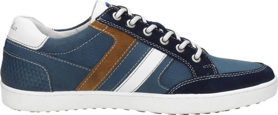 Australian Blauwe Leren Herensneaker Nothingham Multicolor Heren - Foto 4