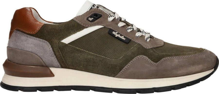 Australian Groene Suède Lage Sneakers Novecento Multicolor Heren