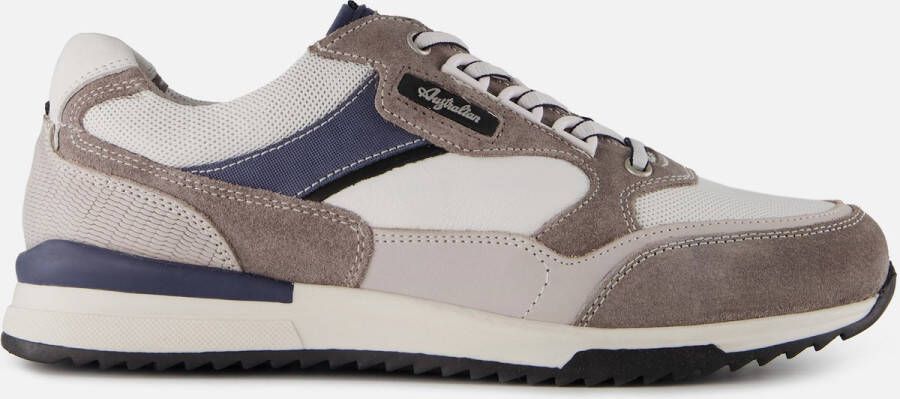 Australian Footwear Roberto Sneakers Wit White-Grey-Blue