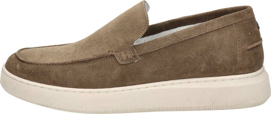 Australian Taupe Suède Loafer met Rubberembleem Beige Heren - Foto 2
