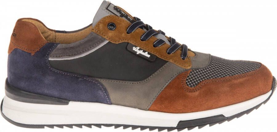 Australian Sneaker Cayenne 15.1586.01 AFO Zwart Grijs Cognac 10½ - Foto 2