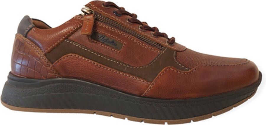 Australian HATCHBACK 15 1607 02 A08 Zwarte sneaker met rits wijdte G