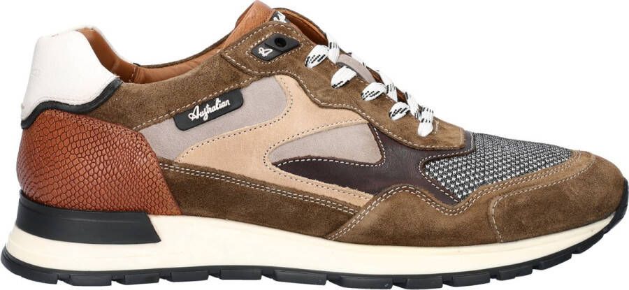 Australian Tiago heren sneaker Bruin multi