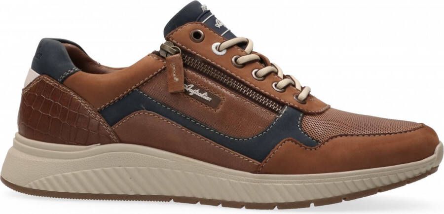 Australian HATCHBACK 15 1607 02 A08 Zwarte sneaker met rits wijdte G