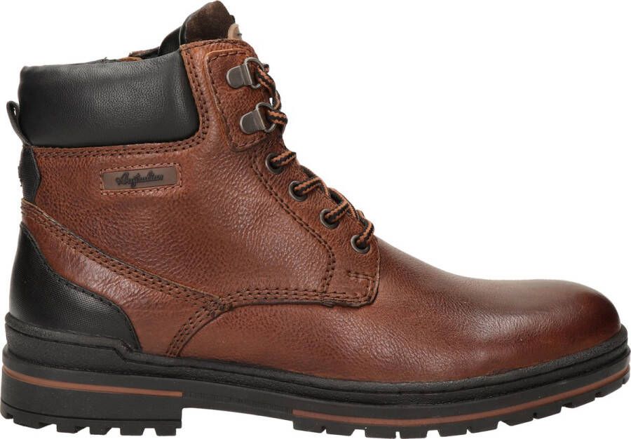 ECCO Australian YORKSHIRE 15 1630 01 T02 Middelbruine half hoge veterboots wijdte G