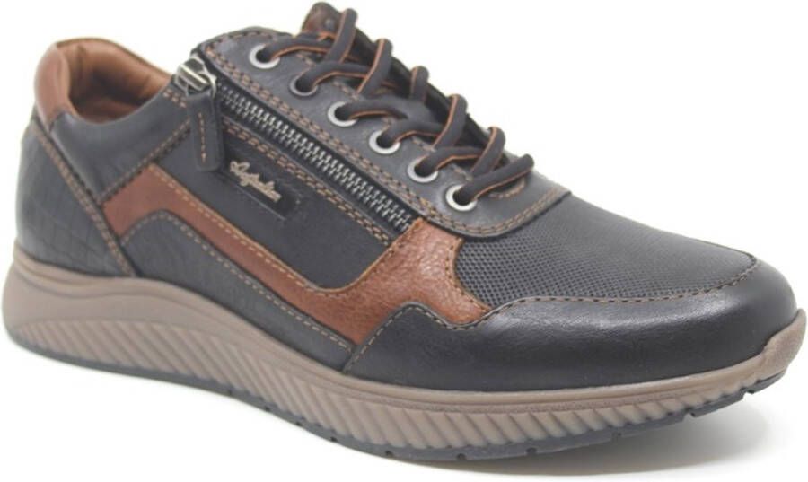 Australian Zwarte Veterschoenen Hatchback Leather