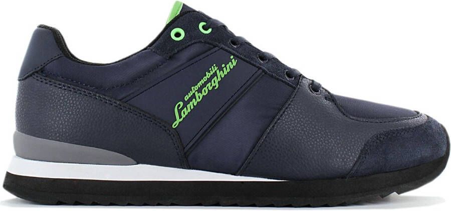 Automobili Lamborghini E0XUBSA3 Heren Motorsport Sneakers Sportschoenen Schoenen Blauw 71306-239 CM