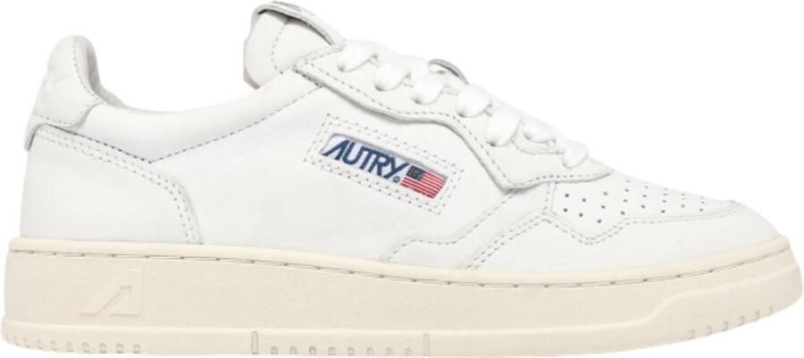 Autry Athletic Shoes with Leather Upper and Rubber Sole for Comfort and