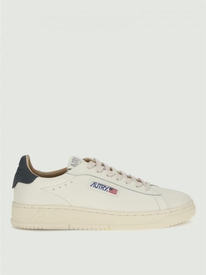 Autry Leren lage sneakers met contrasterende hiel White Heren - Foto 1