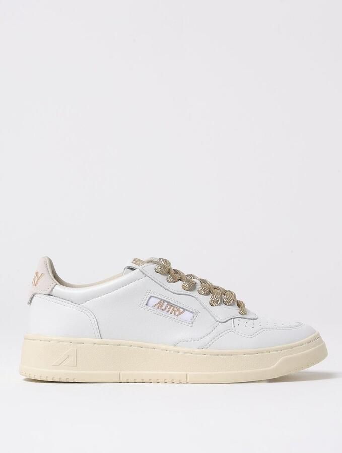 Autry Leather Sneakers with Lace-up Fastening and Rubber Sole for Everyday