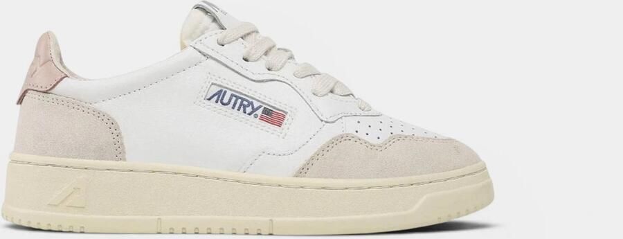 Autry Lage Sneakers Medalist Leather Low White Pink (Women's) - Foto 1