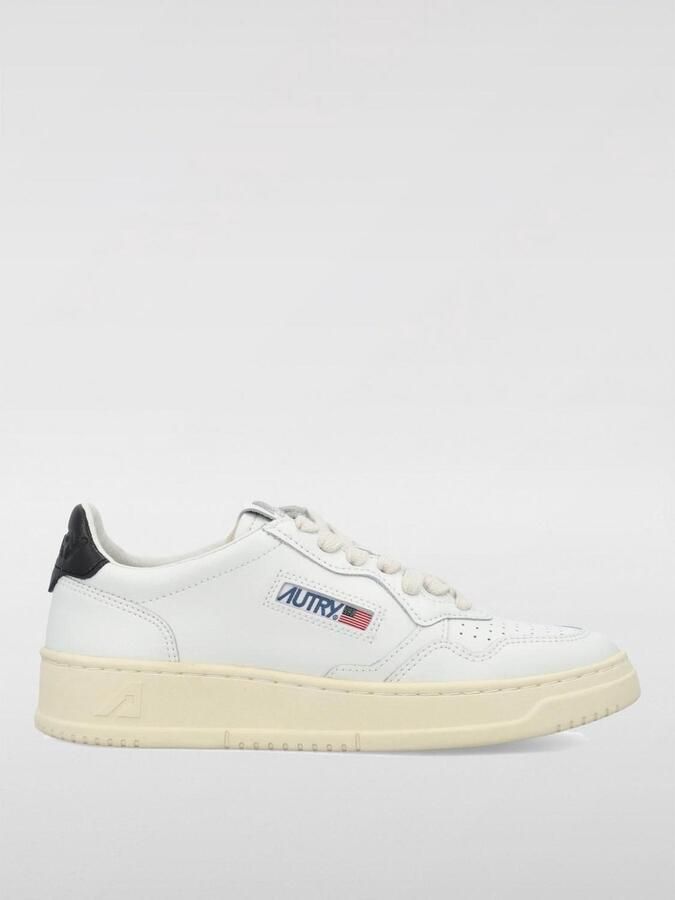 Autry Lage Sneakers Baskets Medalist Low cuir blanc