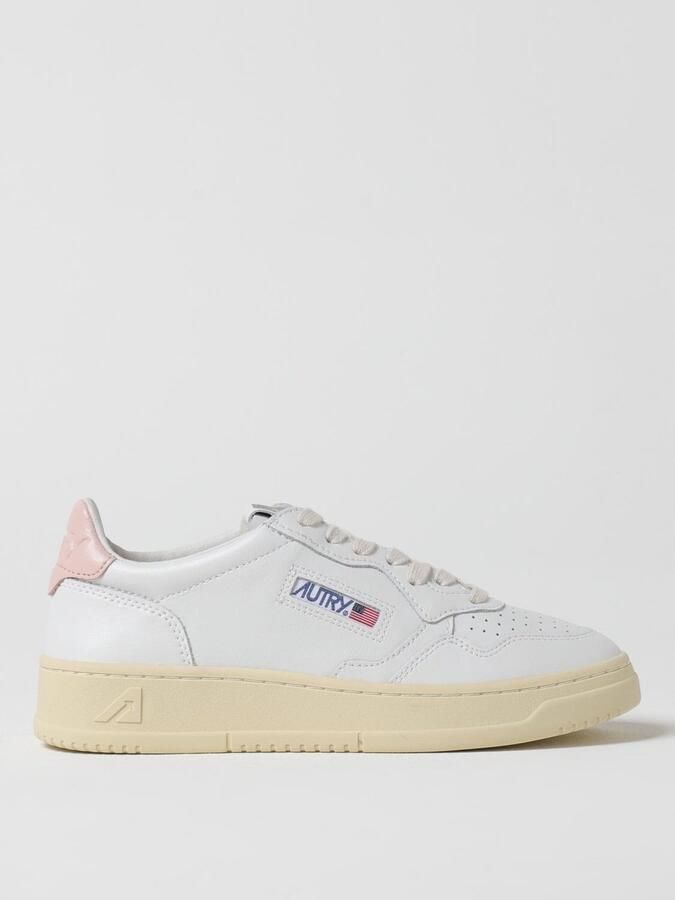 Autry Witte Leren Sneakers met Iconische Achterzak White Dames - Foto 2