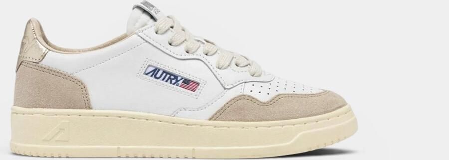 Autry Lage Sneakers Medalist Low White Gold (Women's)