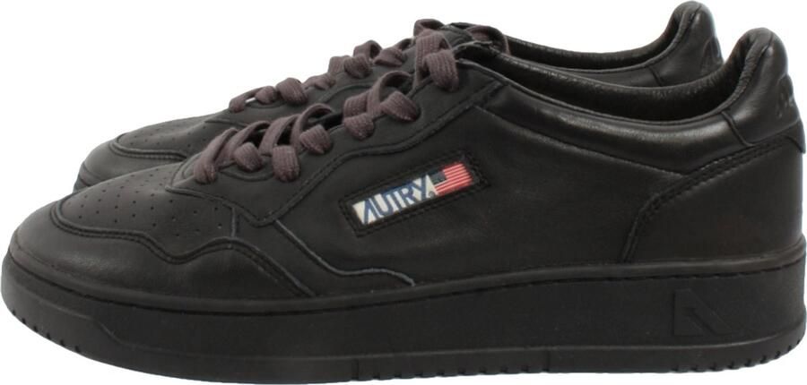 Autry Lage Sneaker met Gewassen Effect Black Heren