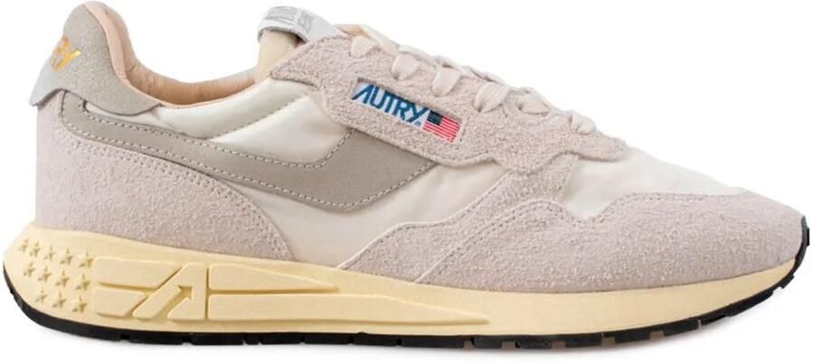 Autry Witte platte schoenen White Heren