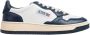 Autry Vintage-geïnspireerde witte en groene leren sneakers White - Thumbnail 1