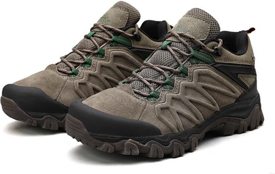 Aventury Wandelschoenen Waterdicht Lederen Hicking schoenen Berg schoenen Wandelschoenen dames Wandelschoenen heren Khaki - Foto 3