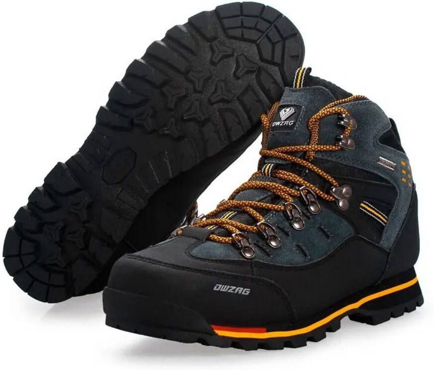 Aventury Wandelschoenen Waterdicht Lederen Hicking schoenen Berg schoenen Wandelschoenen Wandelschoenen Grijs Oranje