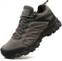 Aventury Wandelschoenen Waterdicht Lederen Hicking schoenen Berg schoenen Wandelschoenen dames Wandelschoenen heren Khaki - Thumbnail 2