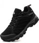Aventury Wandelschoenen Waterdicht Lederen Hicking schoenen Berg schoenen Wandelschoenen Wandelschoenen Zwart - Thumbnail 2
