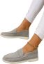 Bij Avoir Dames Loafers Dames schoenen Loafers yacht Instappers Dames Grijs - Thumbnail 2