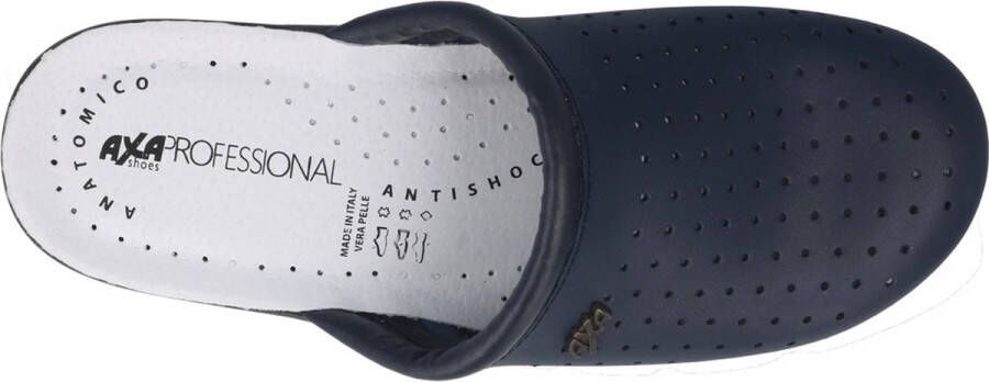 Axa Shoes leren werkpantoffels met gel binnenzool