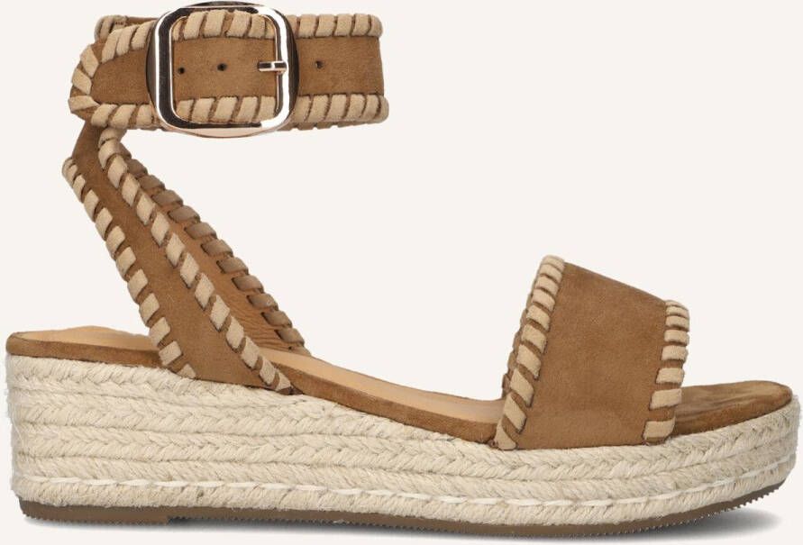 AYANA 0047-58 Sandalen Met Sleehak Dames Bruin