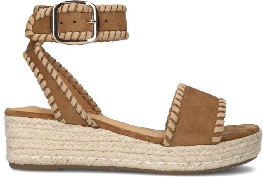 AYANA 0047-58 Sandalen Met Sleehak Dames Bruin