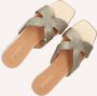 AYANA Slippers Dames 0677-1 Maat: 41 Materiaal: Raffia Kleur: Goud - Thumbnail 2