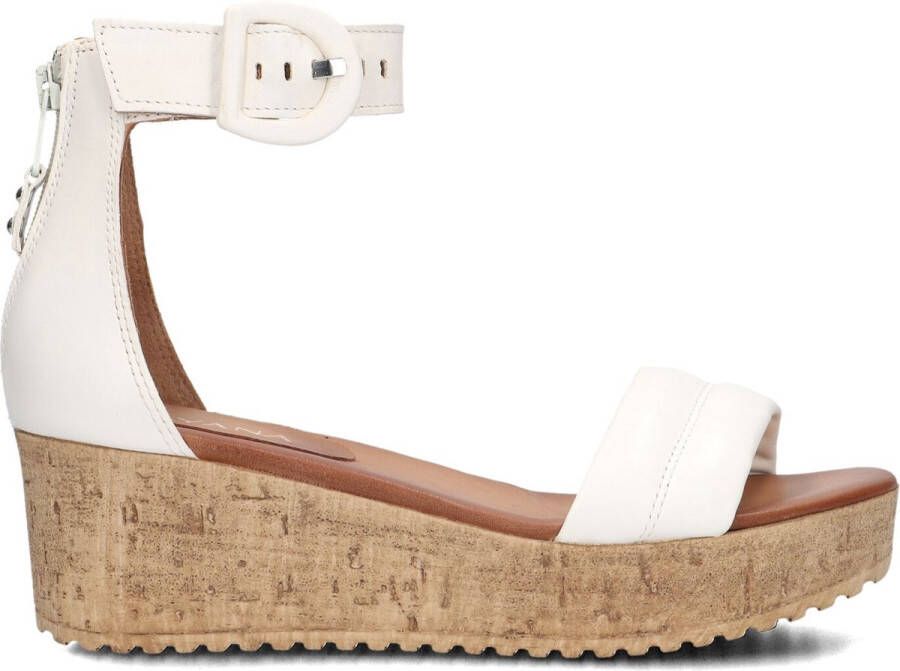 AYANA Sandalen met Hak Dames 722025 Maat: 40 Materiaal: Leer Kleur: Wit - Foto 2