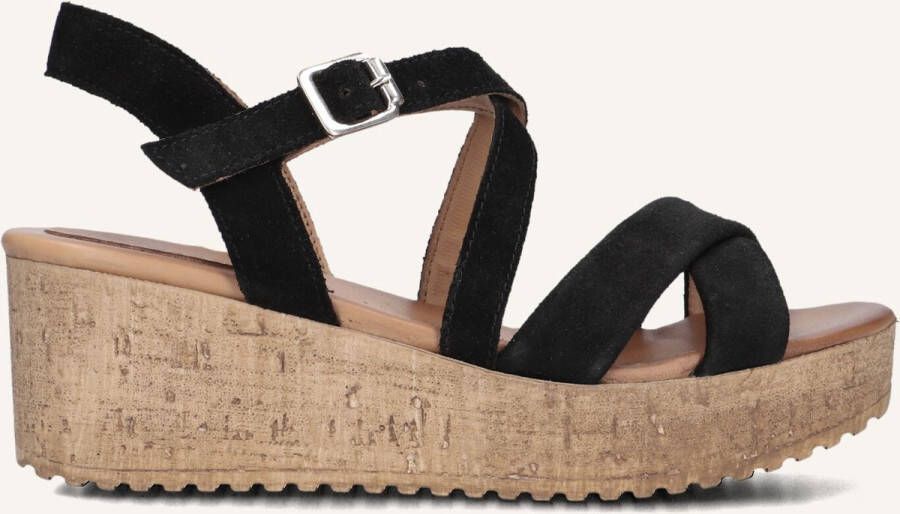 AYANA Sandalen met Hak Dames 722032 Maat: 42 Materiaal: Suède Kleur: Zwart - Foto 2