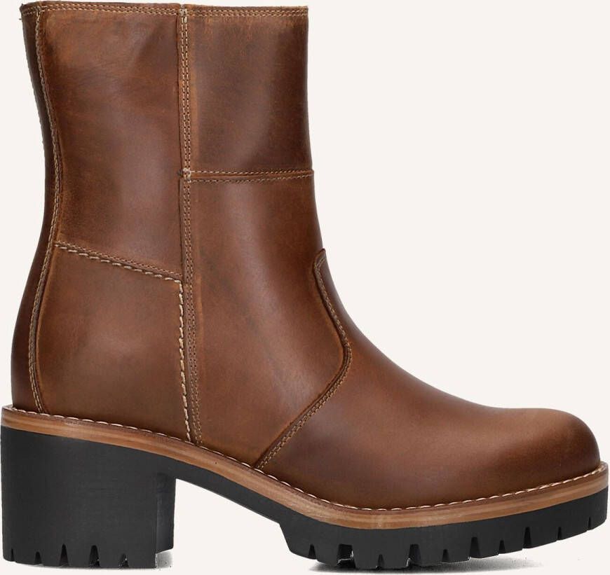 AYANA Enkellaarsjes Dames 853 Maat: 36 Materiaal: Leer Kleur: Bruin - Foto 5