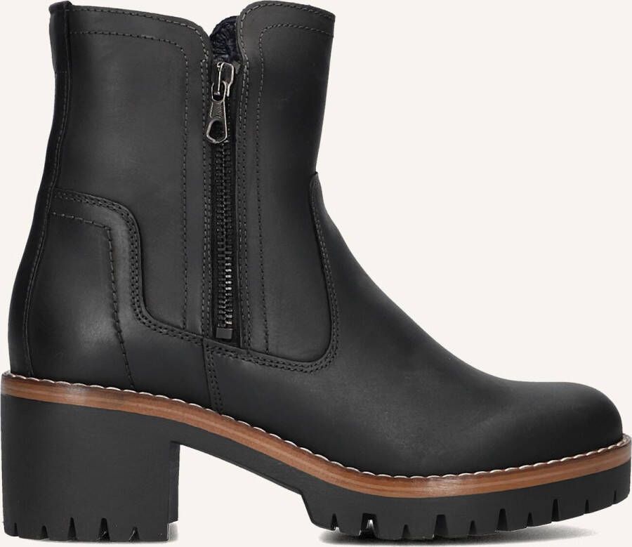 AYANA 854 Enkellaarsjes Enkelboots met rits Dames Zwart