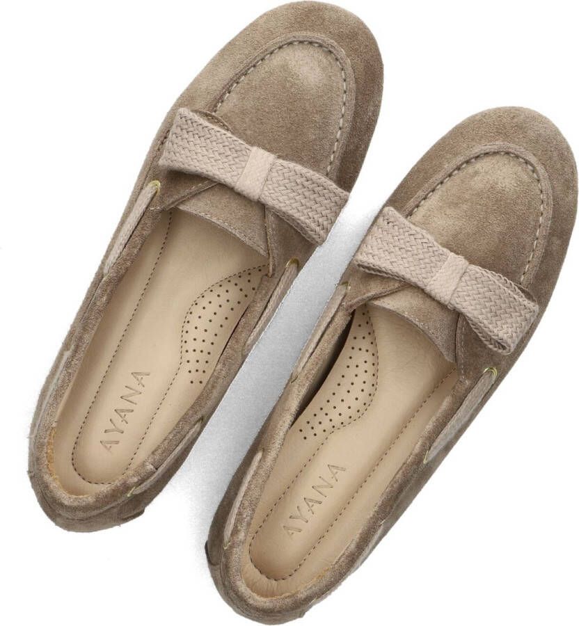 AYANA Ay3000 Mocassins Dames Instappers Taupe