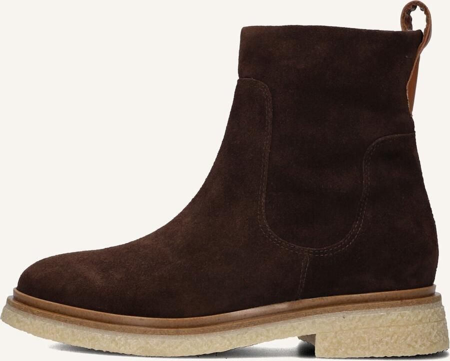 AYANA Enkelboots Dames 07-332 Maat: 38 Materiaal: Suède Kleur: Bruin - Foto 2