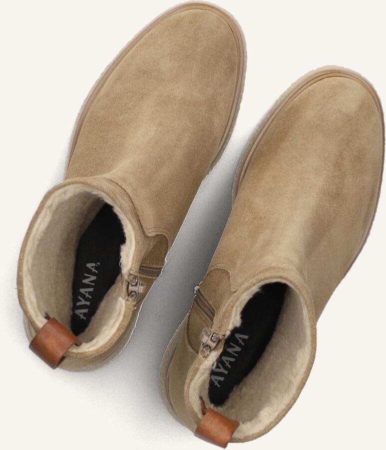 AYANA Enkelboots Dames 07-332 Maat: 37 Materiaal: Suède Kleur: Taupe - Foto 2