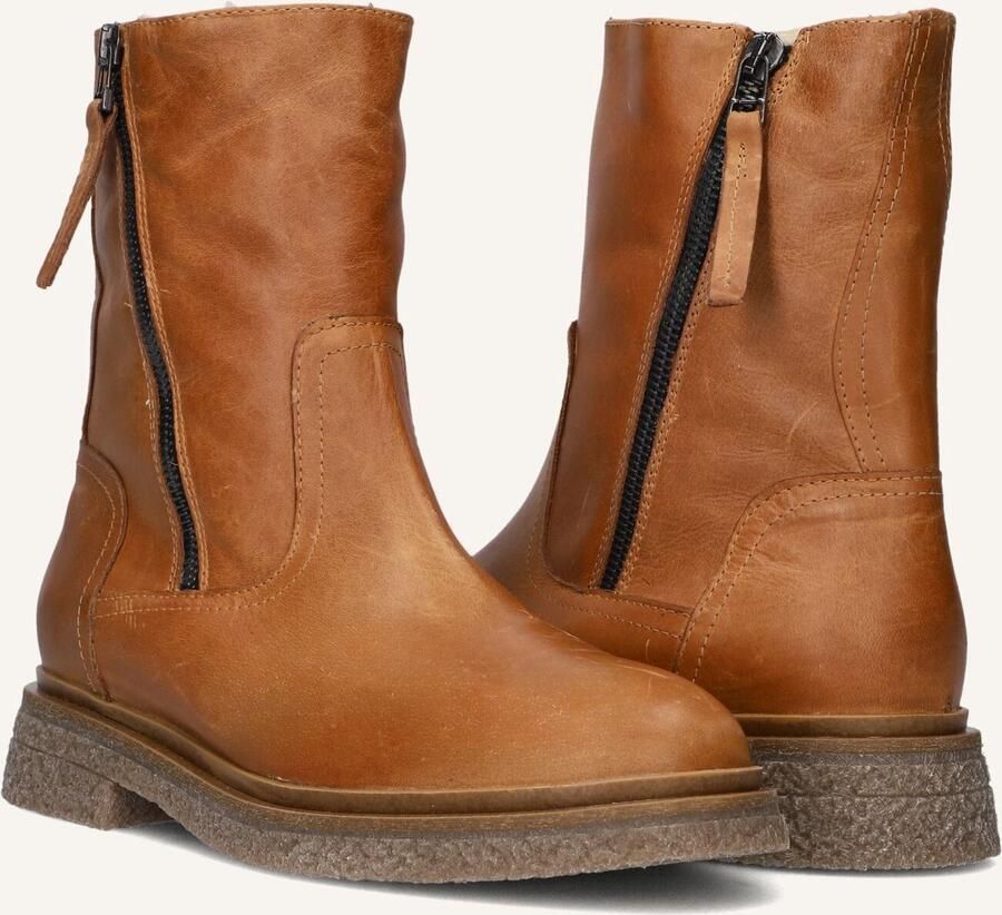 AYANA Enkelboots Dames 09-242 Maat: 36 Materiaal: Leer Kleur: Cognac - Foto 4