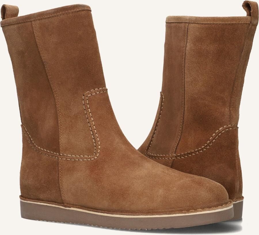 AYANA Vachtlaarzen Dames 11966 Maat: 38 Materiaal: Suède Kleur: Bruin - Foto 2