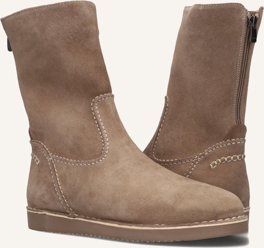 AYANA Laarzen Dames 12015 Maat: 42 Materiaal: Suède Kleur: Taupe - Foto 2
