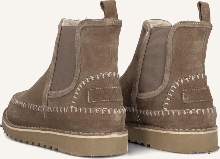 AYANA Chelsea Boots Dames 2421 Maat: 43 Materiaal: Suède Kleur: Taupe - Foto 2
