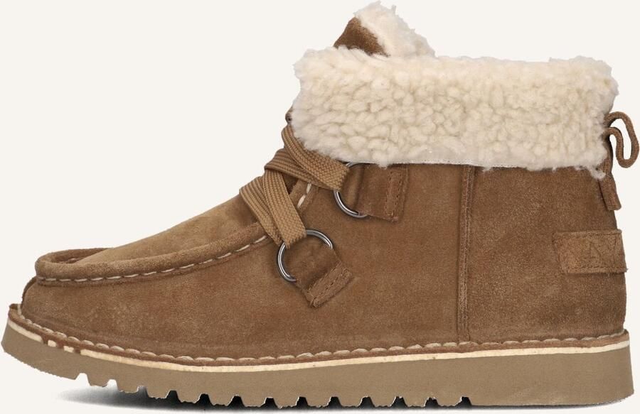 AYANA Veterboots Dames 2426 Maat: 40 Materiaal: Suède Kleur: Cognac - Foto 3