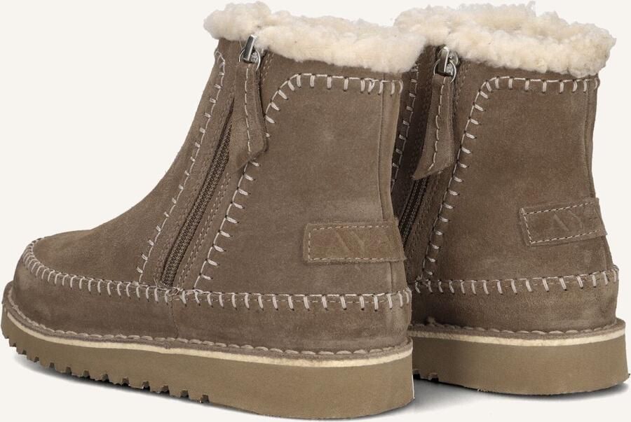 AYANA Enkelboots Dames 2431 Maat: 41 Materiaal: Suède Kleur: Taupe - Foto 2