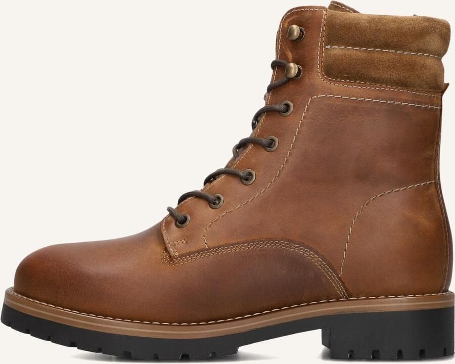 AYANA Veterboots Dames 754 Maat: 38 Materiaal: Leer Kleur: Bruin - Foto 3